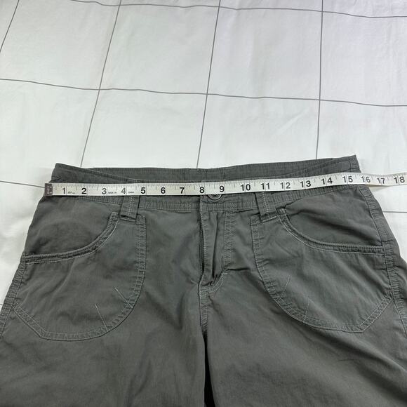 Kuhl Kontra Shorts Womens 8 Green Gray Hiking Trek Gorpcore Utility Active Camp - Picture 7 of 11